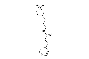 N-[3-(1,1-diketothiolan-3-yl)propyl]-3-phenyl-propionamide