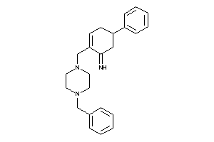 Image of [2-[(4-benzylpiperazino)methyl]-5-phenyl-cyclohex-2-en-1-ylidene]amine