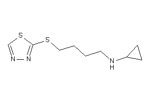 Cyclopropyl-[4-(1,3,4-thiadiazol-2-ylthio)butyl]amine