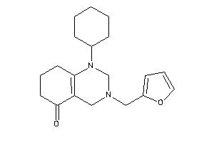 Image of 1-cyclohexyl-3-(2-furfuryl)-4,6,7,8-tetrahydro-2H-quinazolin-5-one