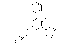 Image of 1,3-diphenyl-5-[2-(2-thienyl)ethyl]-1,3,5-triazinane-2-thione