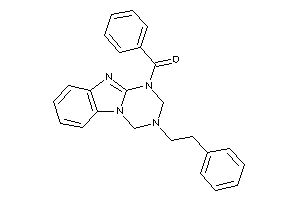 Image of (3-phenethyl-2,4-dihydro-[1,3,5]triazino[1,2-a]benzimidazol-1-yl)-phenyl-methanone