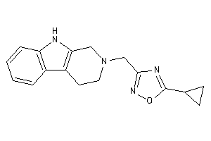 5-cyclopropyl-3-(1,3,4,9-tetrahydro-$b-carbolin-2-ylmethyl)-1,2,4-oxadiazole