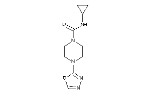 N-cyclopropyl-4-(1,3,4-oxadiazol-2-yl)piperazine-1-carboxamide