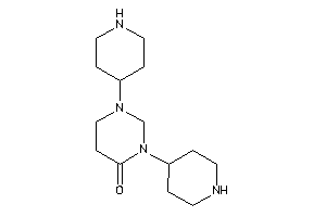 1,3-bis(4-piperidyl)hexahydropyrimidin-4-one