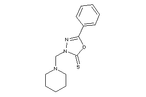5-phenyl-3-(piperidinomethyl)-1,3,4-oxadiazole-2-thione