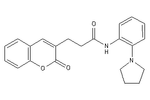 3-(2-ketochromen-3-yl)-N-(2-pyrrolidinophenyl)propionamide