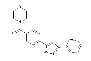 Morpholino-[4-(3-phenyl-1H-pyrazol-5-yl)phenyl]methanone