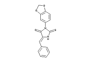 5-benzal-3-(1,3-benzodioxol-5-yl)-2-thioxo-4-imidazolidinone