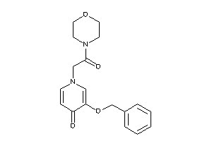 3-benzoxy-1-(2-keto-2-morpholino-ethyl)-4-pyridone