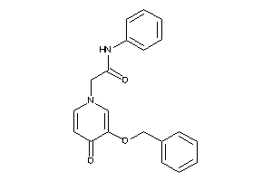 2-(3-benzoxy-4-keto-1-pyridyl)-N-phenyl-acetamide