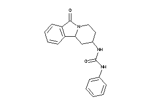 Image of 1-(6-keto-2,3,4,10b-tetrahydro-1H-pyrido[2,1-a]isoindol-2-yl)-3-phenyl-urea