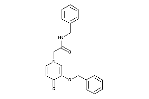 2-(3-benzoxy-4-keto-1-pyridyl)-N-benzyl-acetamide