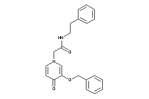 2-(3-benzoxy-4-keto-1-pyridyl)-N-phenethyl-acetamide