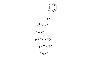 4H-1,3-benzodioxin-8-yl-[2-(benzoxymethyl)morpholino]methanone