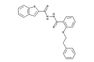 N'-(2-phenethyloxybenzoyl)benzothiophene-2-carbohydrazide