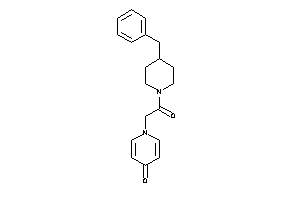 1-[2-(4-benzylpiperidino)-2-keto-ethyl]-4-pyridone