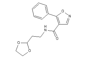 N-[2-(1,3-dioxolan-2-yl)ethyl]-5-phenyl-isoxazole-4-carboxamide