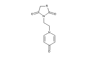 Image of 3-[2-(4-keto-1-pyridyl)ethyl]thiazolidine-2,4-quinone