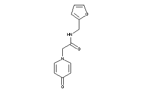 N-(2-furfuryl)-2-(4-keto-1-pyridyl)acetamide