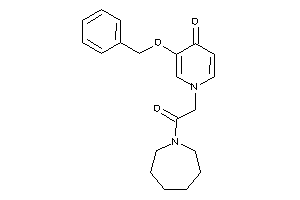 1-[2-(azepan-1-yl)-2-keto-ethyl]-3-benzoxy-4-pyridone