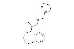 2-(benzylamino)-1-(3,4-dihydro-2H-1,5-benzothiazepin-5-yl)ethanone