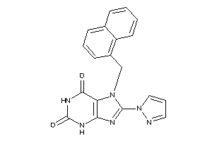 Image of 7-(1-naphthylmethyl)-8-pyrazol-1-yl-xanthine