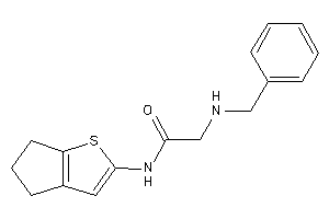 2-(benzylamino)-N-(5,6-dihydro-4H-cyclopenta[b]thiophen-2-yl)acetamide