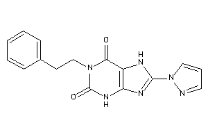 1-phenethyl-8-pyrazol-1-yl-7H-xanthine