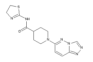 N-(2-thiazolin-2-yl)-1-([1,2,4]triazolo[3,4-f]pyridazin-6-yl)isonipecotamide
