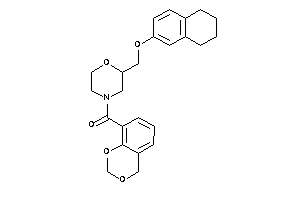 4H-1,3-benzodioxin-8-yl-[2-(tetralin-6-yloxymethyl)morpholino]methanone