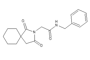 N-benzyl-2-(2,4-diketo-3-azaspiro[4.5]decan-3-yl)acetamide