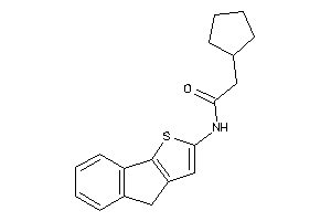 2-cyclopentyl-N-(4H-indeno[1,2-b]thiophen-2-yl)acetamide
