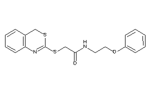 2-(4H-3,1-benzothiazin-2-ylthio)-N-(2-phenoxyethyl)acetamide