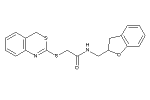 2-(4H-3,1-benzothiazin-2-ylthio)-N-(coumaran-2-ylmethyl)acetamide