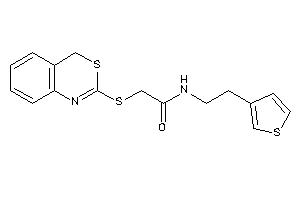 2-(4H-3,1-benzothiazin-2-ylthio)-N-[2-(3-thienyl)ethyl]acetamide