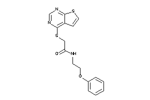 N-(2-phenoxyethyl)-2-(thieno[2,3-d]pyrimidin-4-ylthio)acetamide