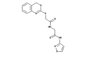 2-[[2-(4H-3,1-benzothiazin-2-ylthio)acetyl]amino]-N-isoxazol-3-yl-acetamide