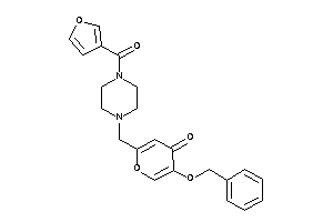 5-benzoxy-2-[[4-(3-furoyl)piperazino]methyl]pyran-4-one