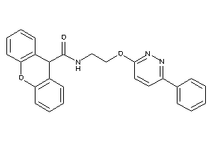 N-[2-(6-phenylpyridazin-3-yl)oxyethyl]-9H-xanthene-9-carboxamide