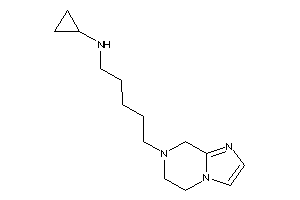 Cyclopropyl-[5-(6,8-dihydro-5H-imidazo[1,2-a]pyrazin-7-yl)pentyl]amine