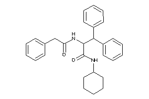 N-cyclohexyl-3,3-diphenyl-2-[(2-phenylacetyl)amino]propionamide