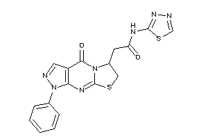 Image of 2-[keto(phenyl)BLAHyl]-N-(1,3,4-thiadiazol-2-yl)acetamide