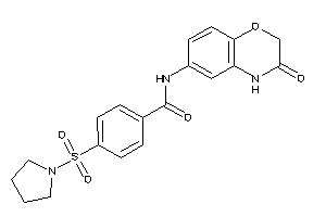 N-(3-keto-4H-1,4-benzoxazin-6-yl)-4-pyrrolidinosulfonyl-benzamide