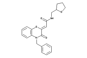 2-(4-benzyl-3-keto-1,4-benzothiazin-2-ylidene)-N-(tetrahydrofurfuryl)acetamide