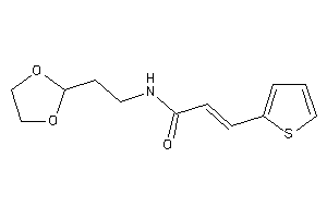 N-[2-(1,3-dioxolan-2-yl)ethyl]-3-(2-thienyl)acrylamide