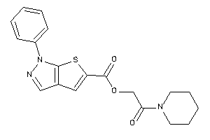 1-phenylthieno[2,3-c]pyrazole-5-carboxylic Acid (2-keto-2-piperidino-ethyl) Ester