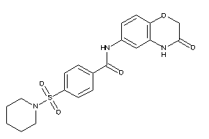 Image of N-(3-keto-4H-1,4-benzoxazin-6-yl)-4-piperidinosulfonyl-benzamide