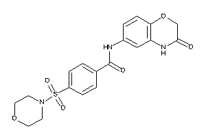 Image of N-(3-keto-4H-1,4-benzoxazin-6-yl)-4-morpholinosulfonyl-benzamide