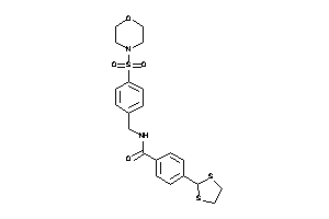 Image of 4-(1,3-dithiolan-2-yl)-N-(4-morpholinosulfonylbenzyl)benzamide